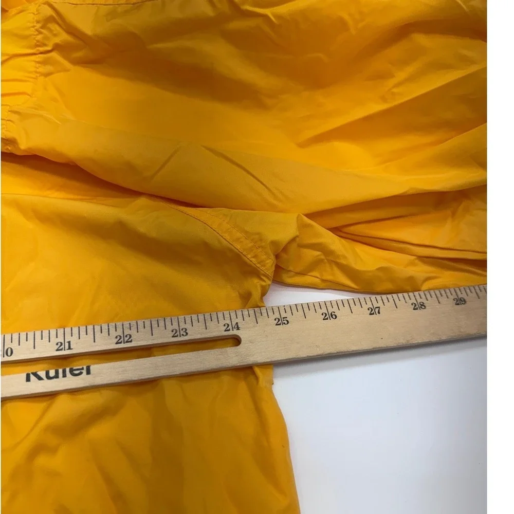 Woolrich Windbreaker‎ Mens Large Yellow Vintage Gorpcore Outdoor Rain Jacket